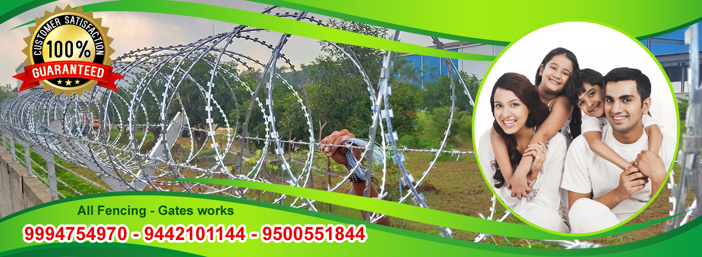 Razor Wire Fencing in Chennai